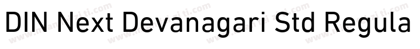 DIN Next Devanagari Std Regular字体转换